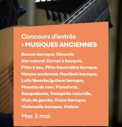 Inscriptions au Conservatoire